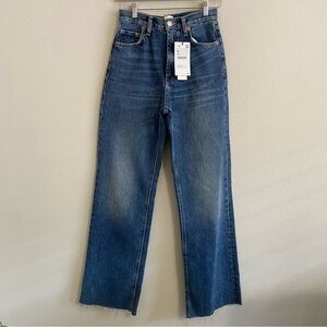 Zara wide leg trf jeans